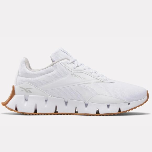 Reebok Triple White Zig Dynamica STR Shoes SZ 7 - Picture 1 of 13